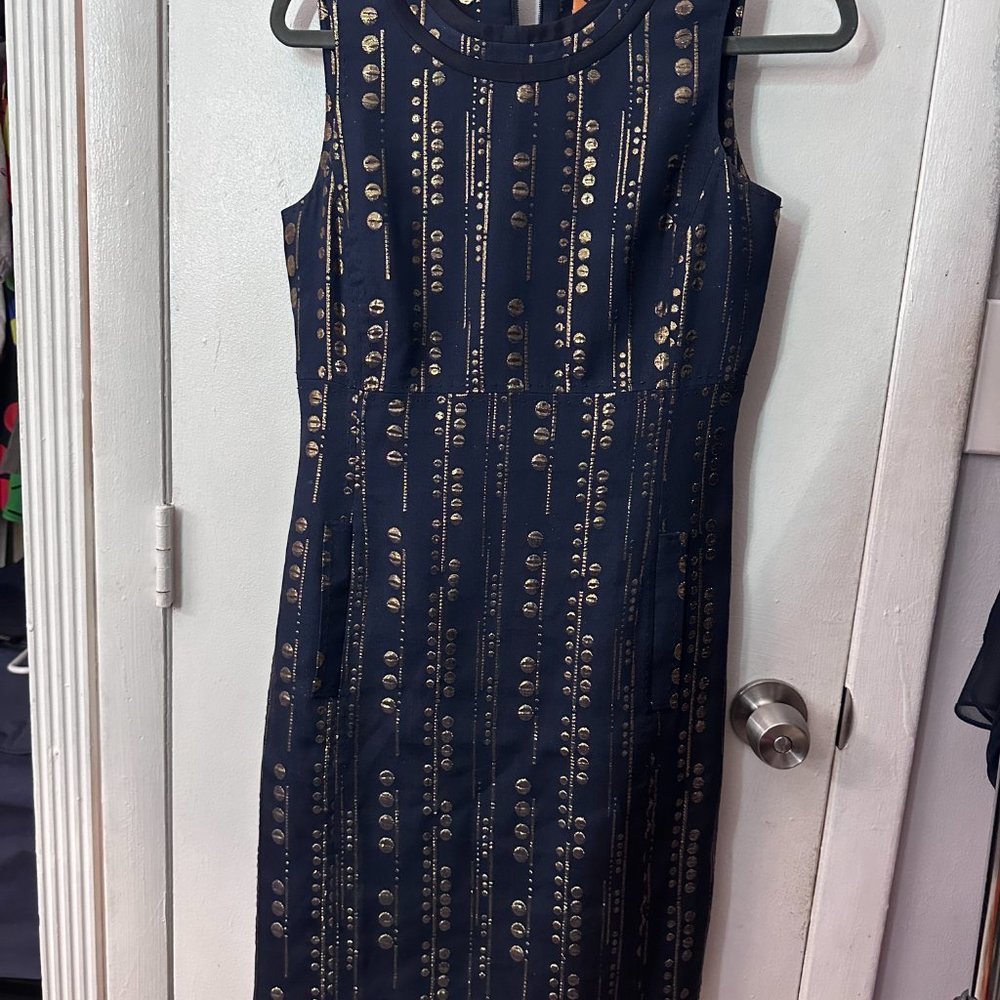 Tory Burch Blue Gold Dress